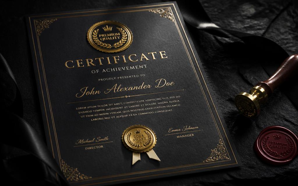 Official Quiet Halo Certificate